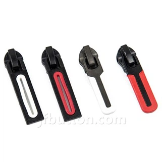 Glisor cu fermoar din plastic de 10 mm