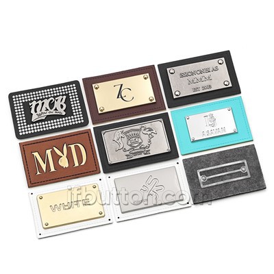 Patch din piele personalizat pentru beanie