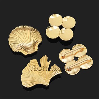 Ginkgo Leaf Costume de baie Închidere metalică