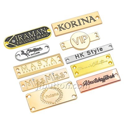 Personalizate metal Îmbrăcăminte Tag-uri