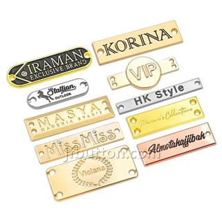 Personalizate metal Îmbrăcăminte Tag-uri