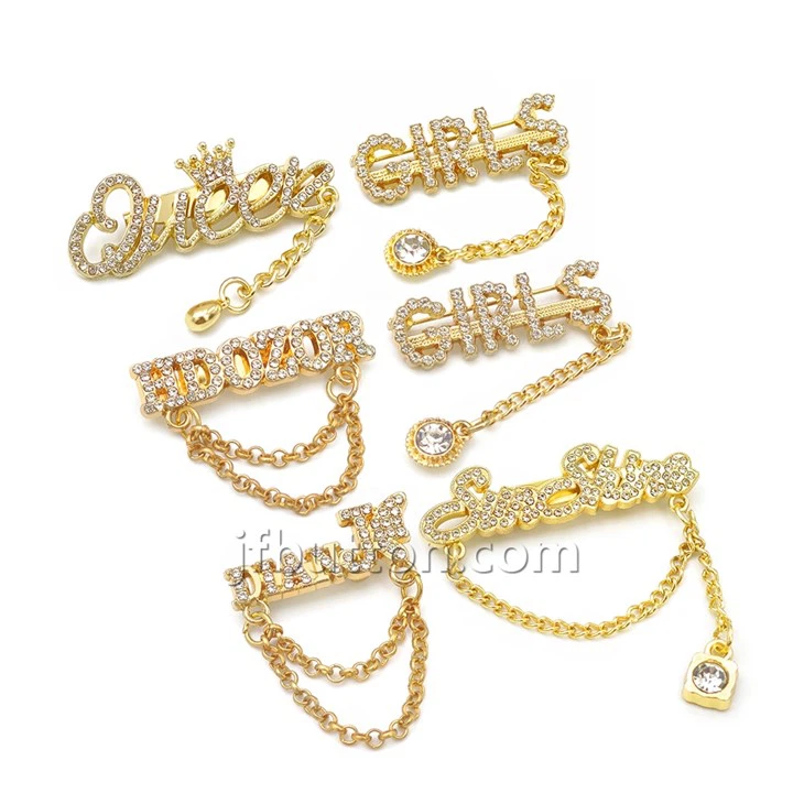 Suit Brooch With Safety Pin