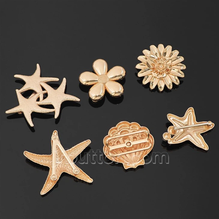 Decorative Starfish Swimwear Hardware suppliers