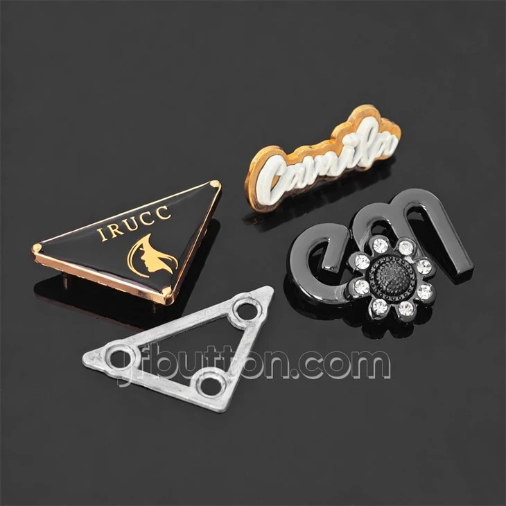 Embossed Metal Tags For Handbag factory