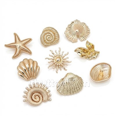 Nasturi cu tija de stea de mare pentru costume de baie