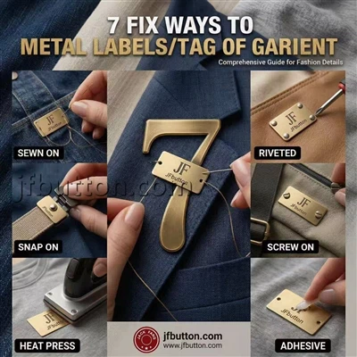 7 modalități de reparare a etichetelor metalice/etichetelor de îmbrăcăminte